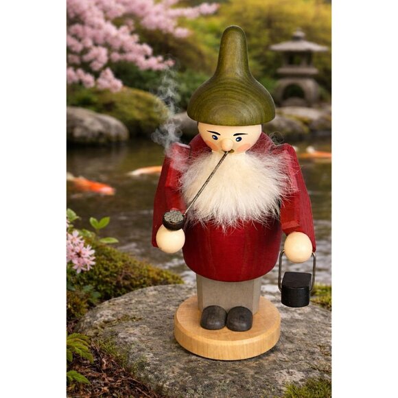 Erzgebirge Other - German Erzgebirge Ore Mountains Räuchermann Asian Smoker Lantern Pipe 6 3/4"